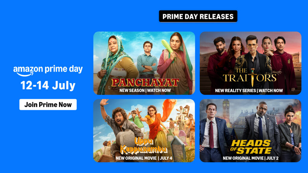 Prime Video Unveils a Blockbuster Line-up for Prime Day 2025 With 17 Indian and International Series and Movies Across Multiple Languages