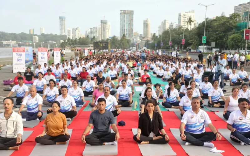 International Yoga Day Celebrations by The Yoga Institute Santacruz, Mumbai