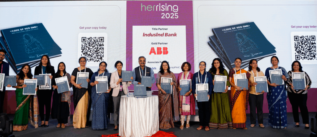 HerKey & KDEM unveils “Code of Her Own” Coffee Table Book at HerRising 2025A powerful showcase of 32 trailblazing women shaping Karnataka’s tech ecosystem